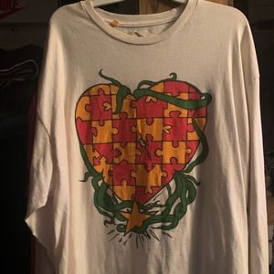 Gallery Dept. Puzzle Heart Long Sleeve Tee